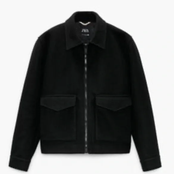 Zara men's deals wool coat